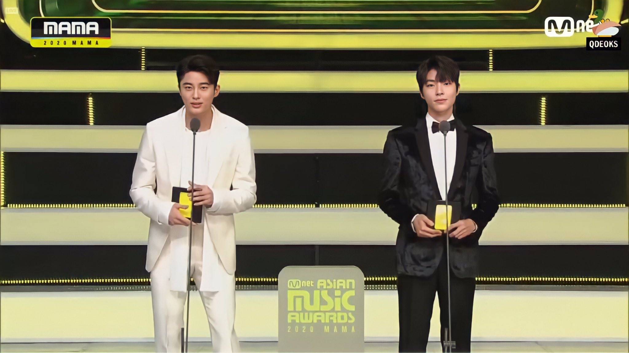 Hwang In Yeop dan Byeon Woo Seok dipertemukan di MAMA 2020