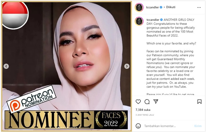 Reaksi Olla Ramlan Usai Masuk Jajaran Wanita Tercantik di Dunia