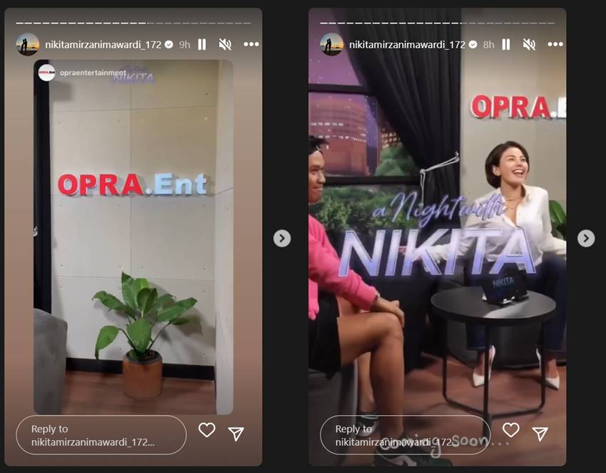 unggahan terakhir Nikita Mirzani sebelum ditahan kepolisian