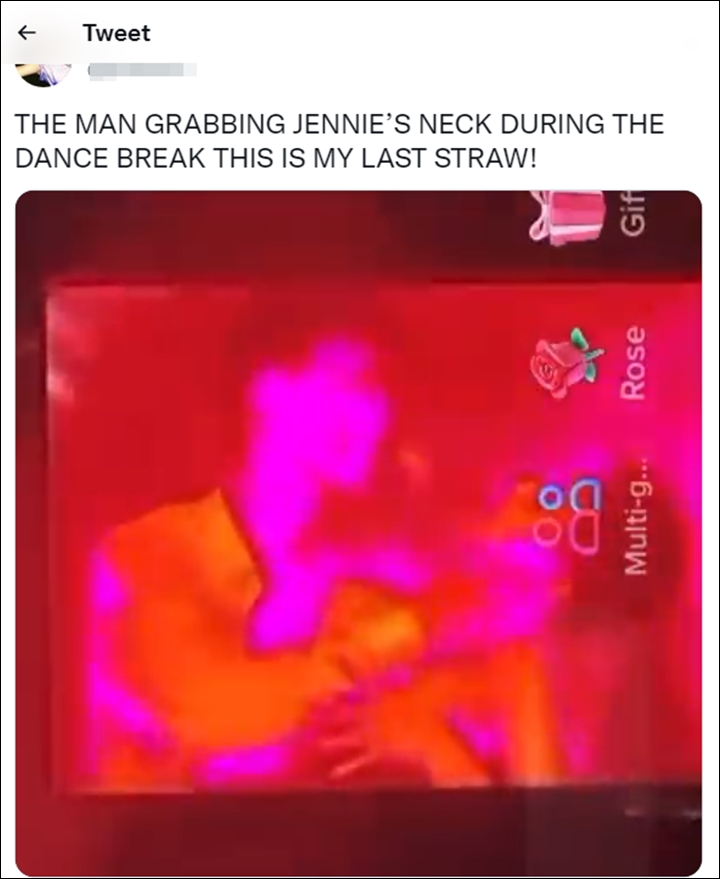 Leher Jennie Diraba Dancer Pria di Konser BLACKPINK Bikin Fans Histeris