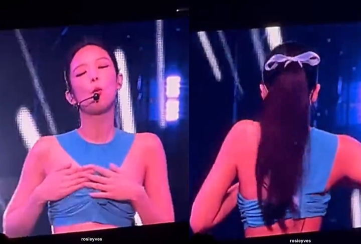 Jennie Kalem Hadapi Kendala Outfit Melorot di Konser BLACKPINK