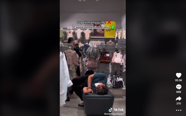 Ardhito Pramono Tepar Gegara Kelelahan Temani Anak dan Istri Belanja