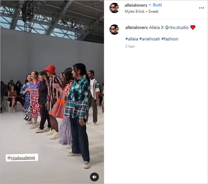 Pesona Alleia Putri Ariel NOAH Saat Ikut Beraksi di Runway JFW 2023 Disorot