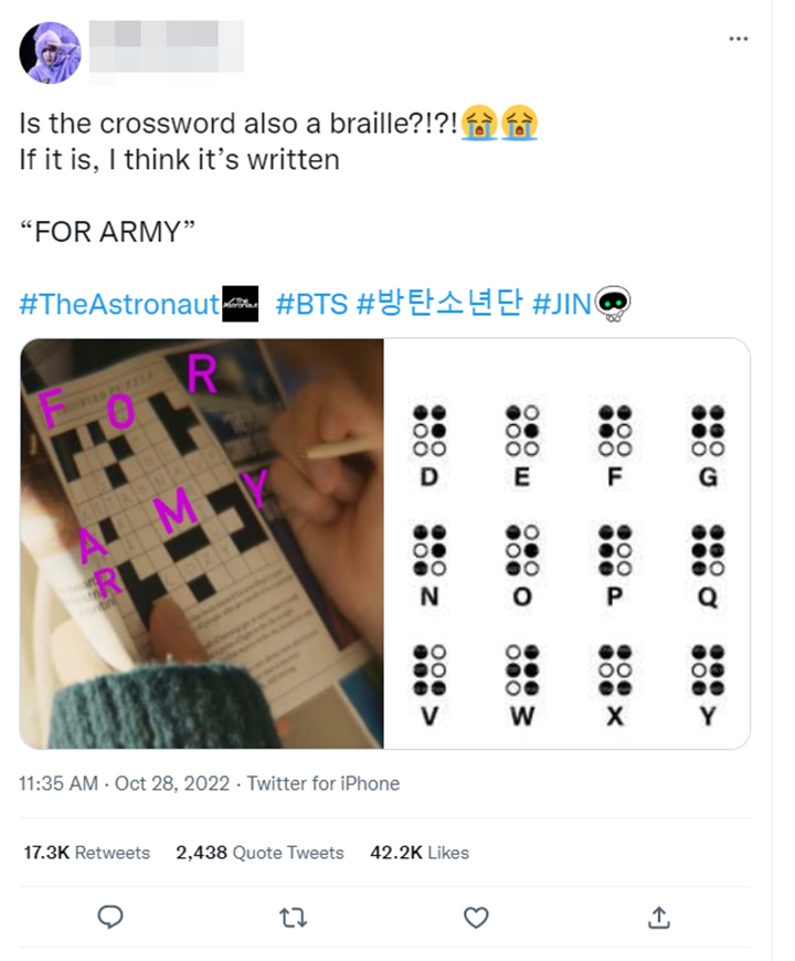 Bucin ARMY, Jin BTS Sisipkan Detail Kecil Penuh Makna di MV \'The Astronaut\'