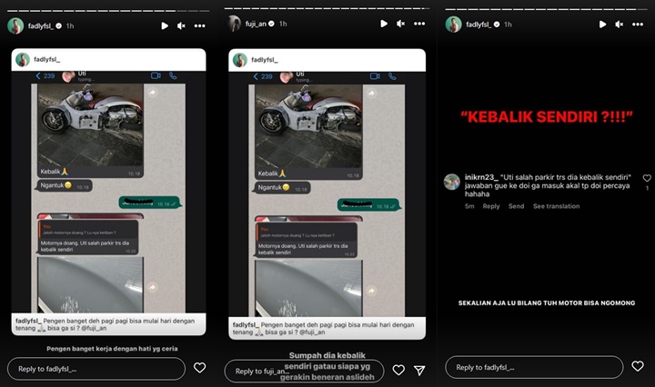 Fuji An Pakai Alasan Tak Masuk Akal Usai Bikin Lecet Motor, Fadly Faisal Auto Emosi