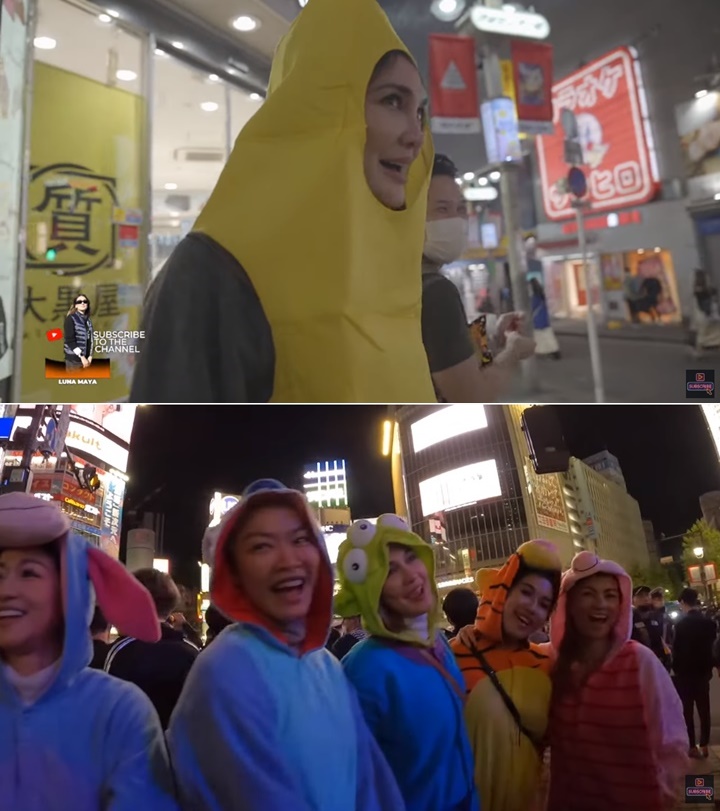 Korea Berduka, Luna Maya Rasakan Suasana Berbeda Saat Rayakan Halloween di Jepang