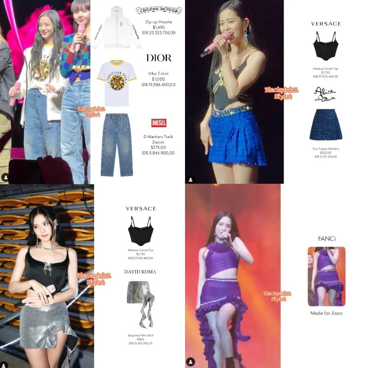 Harga Outfit Mewah BLACKPINK di Konser \'BORN PINK\' Amerika Terungkap