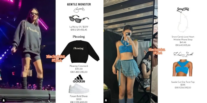 Harga Outfit Mewah BLACKPINK di Konser \'BORN PINK\' Amerika Terungkap
