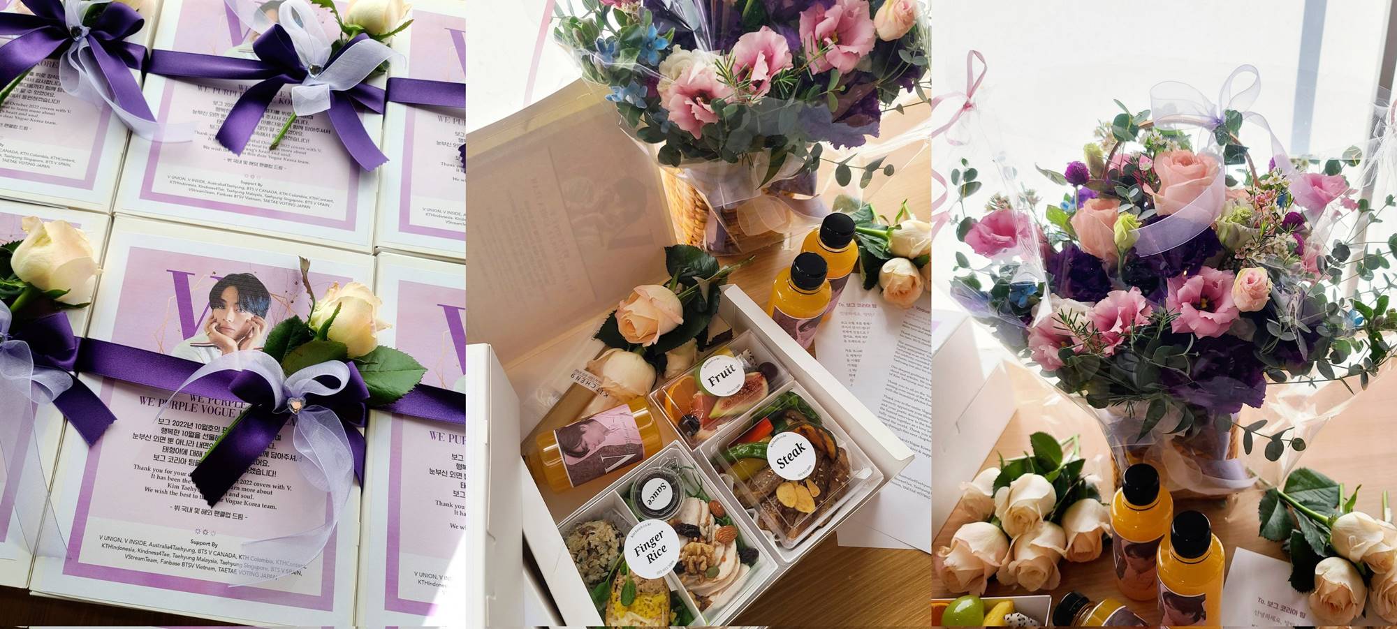 Army memberikan hadiah ke Vogue Korea