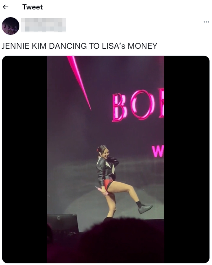 Jennie Dance Lagu \'Money\' Milik Lisa di Konser BLACKPINK