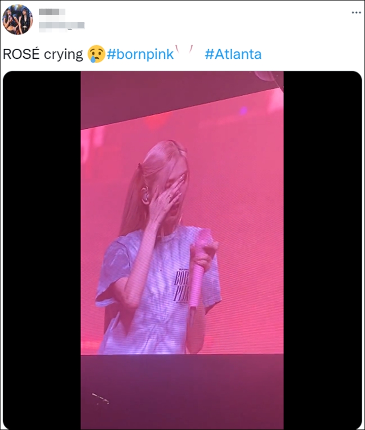 Rose Mendadak Nangis di Konser BLACKPINK Atlanta