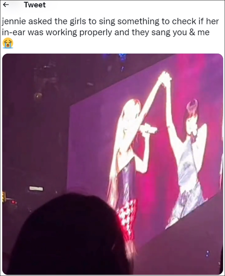 Rose dan Lisa Iseng Parodi Penampilan Solo Jennie di Konser BLACKPINK