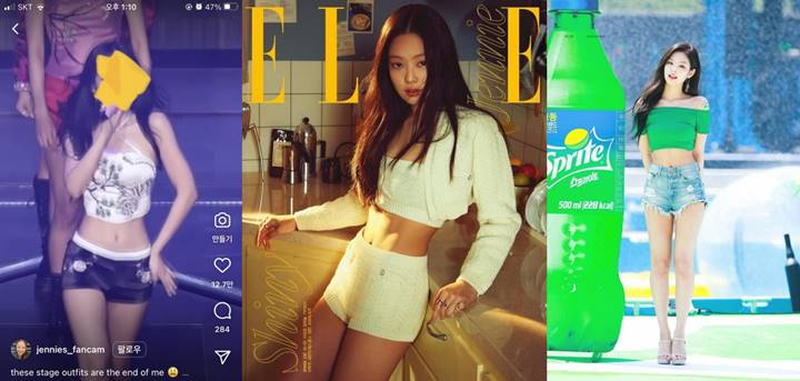 Jennie BLACKPINK Kenakan Crop Top dan Celana Pendek di Konser, Banjir Pujian Netizen