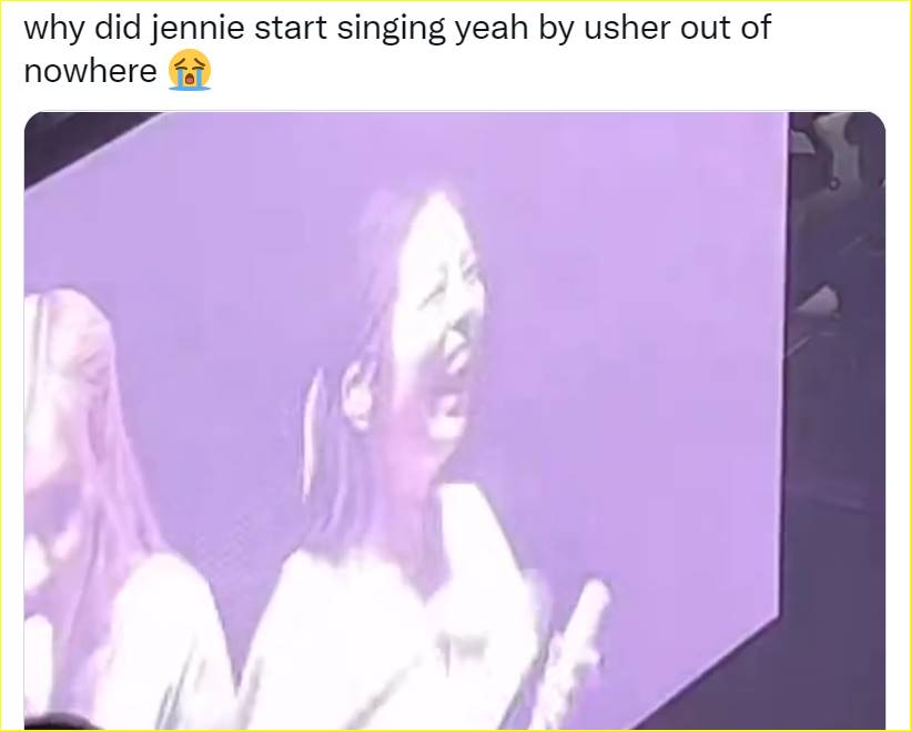 Jennie BLACKPINK mendadak menyanyikan lagu Usher \