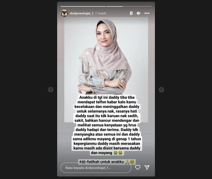 Doddy Sudrajat Curhat Perasaan Setelah Satu Tahun Kepergian Vanessa Angel
