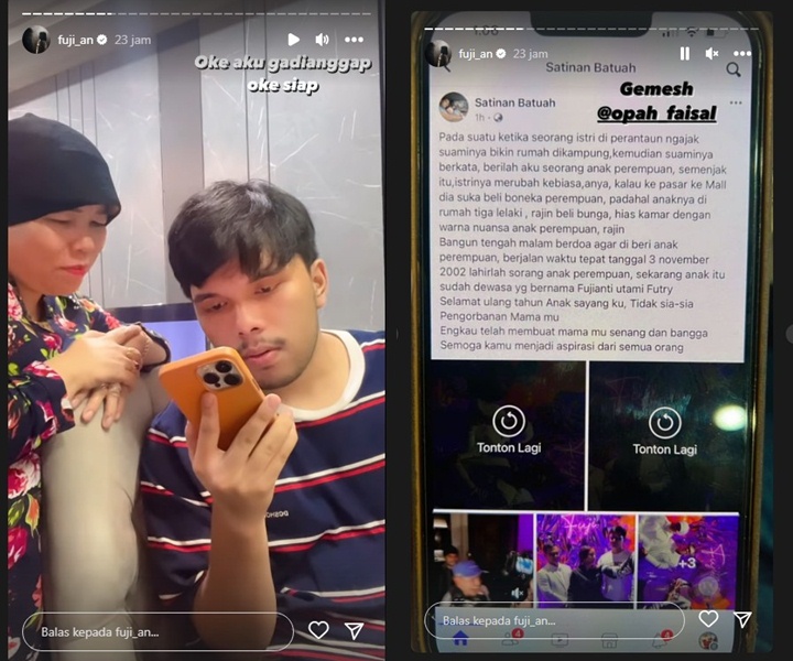 Thariq Halilintar Akrab Dengan Camer, Fuji An: Aku Ga Dianggap