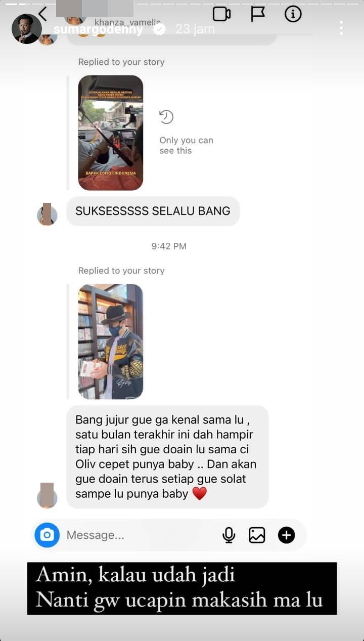 Denny Sumargo Respons Bijak Usai Didoakan Segera Punya Anak