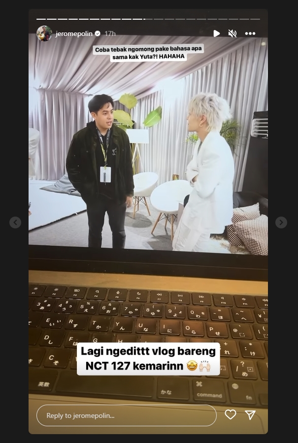 Jerome Polin Ngakak Baca Respons Fans di Momen Ngobrol Bareng Yuta NCT