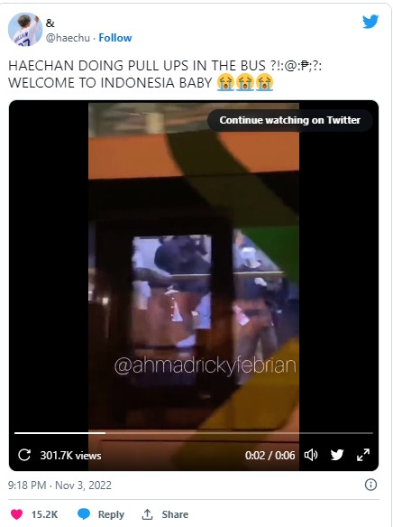 Haechan NCT 127 Tuai Kontroversi Usai Lakukan Angkat Badan di Bis yang Berjalan Saat Di Jakarta