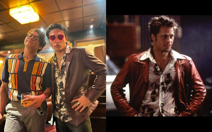 Jefri Nichol Dandan Bak Orang Lawas Samai Gaya Ikonik Brad Pitt