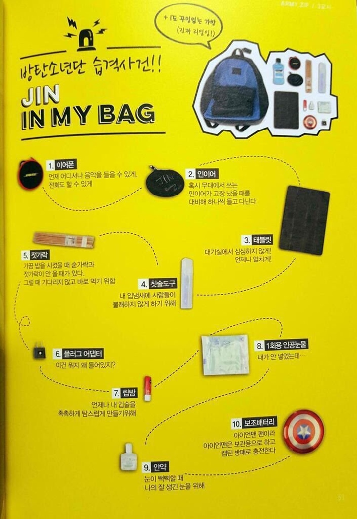 Jin BTS Ungkap Barang Bawaan Wajib Saat Bepergian, Relatable Banget! Jin BTS Ungkap Barang Bawaan Wajib Saat Bepergian, Relatable Banget!