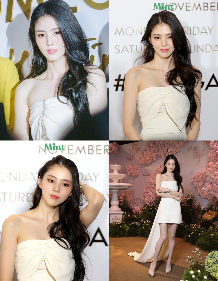 Sembunyikan Tato, Han So Hee Pamer Kecantikan Dewi dengan Gaun Putih di Acara Jam Tangan Mewah
