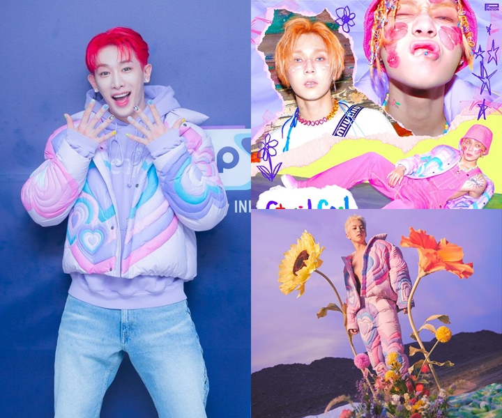 Xiumin EXO, Dawn, Wonho 