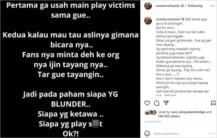 Deddy Corbuzier Sindir Sosok Playing Victim Hingga Tantang Kontennya Ditayangkan