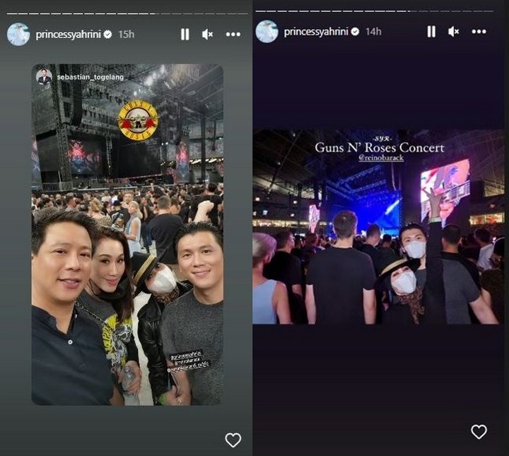OOTD Syahrini Nonton Konser Bareng Suami Dicibir Salah Kostum