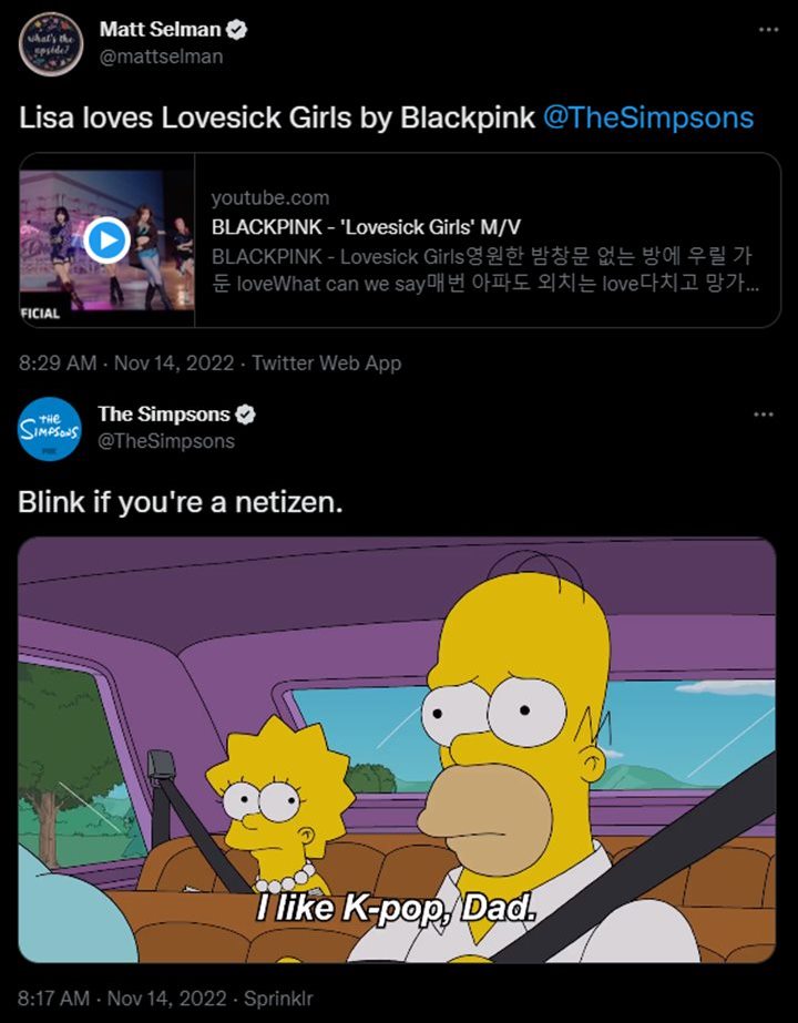 Jisoo BLACKPINK Girang \'Lovesick Girls\' Muncul di \'The Simpsons\'