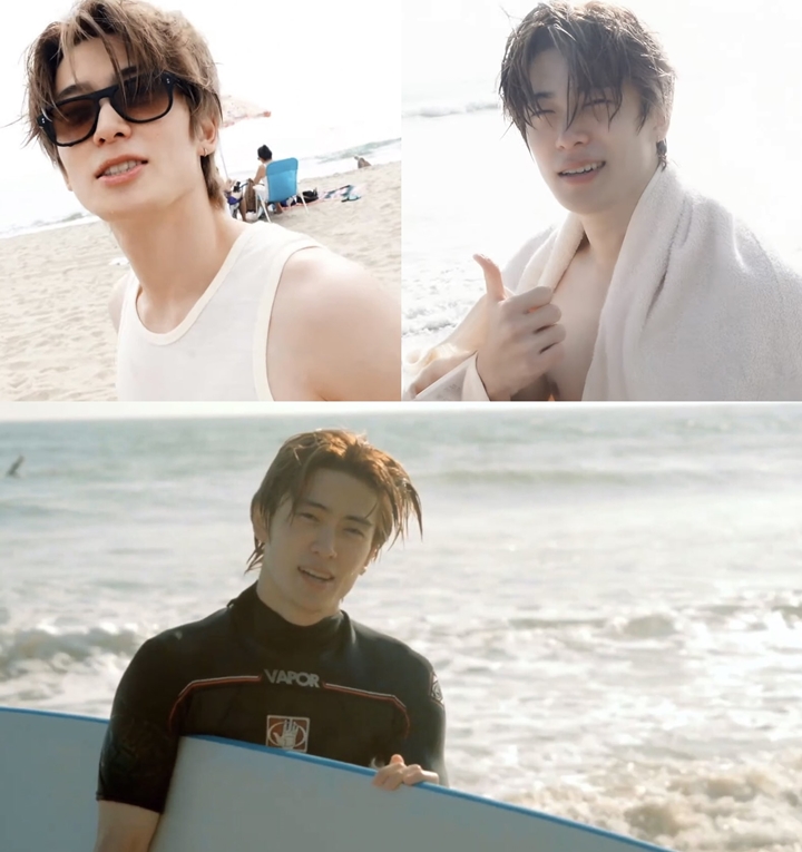 Wajah Ganteng Tanpa Makeup Jaehyun NCT 127 di Video Selancar Tuai Decak Kagum