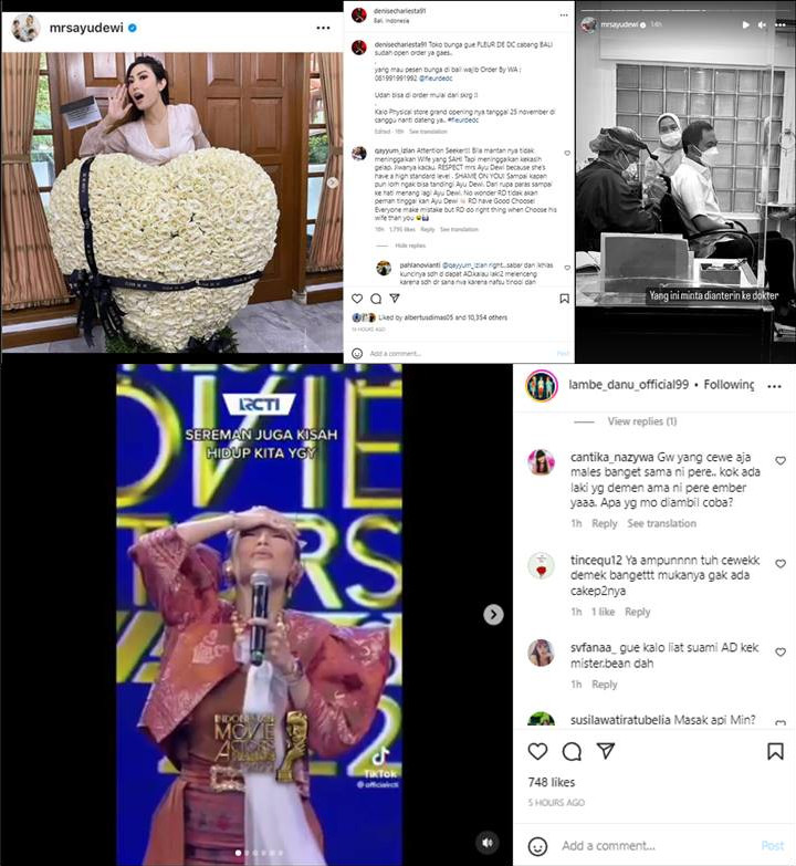 Ayu Dewi Ngode Regi Sakit Usai Isu Denise Tantang Tes HIV, Celetukan Hidup Seram Bak Firasat