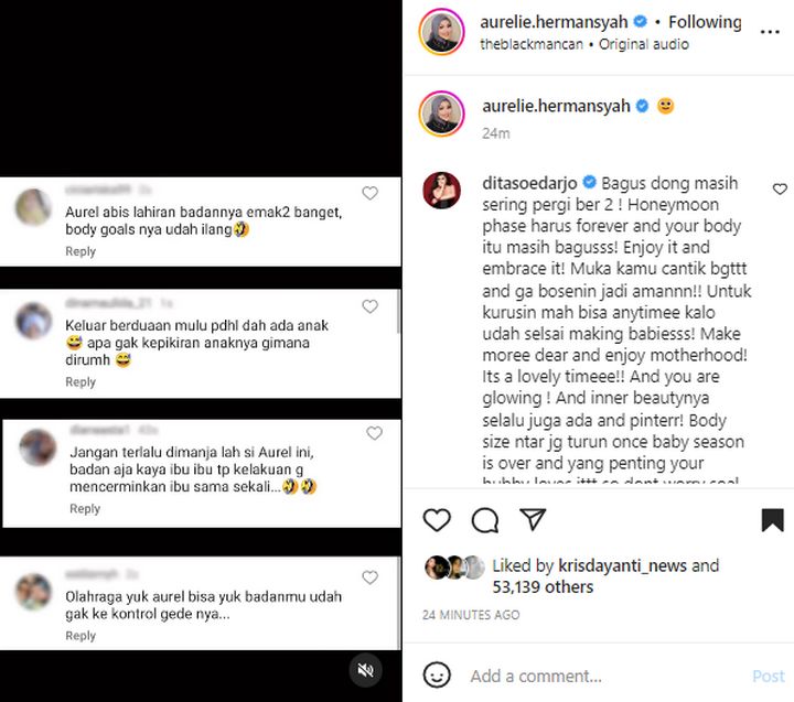 Aurel Hermansyah Jadi Korban Body Shaming