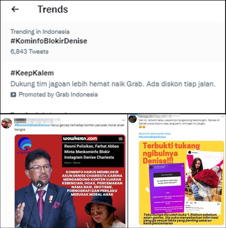 Denise Chariesta Kembali Trending Di Twitter, Kedok Kebohongan Diduga Terbongkar
