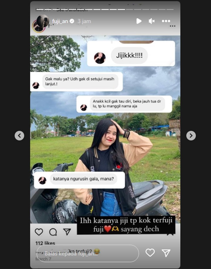 Fuji An Spill Sosok Netizen yang Sempat Jijik Pada Dirinya Tapi Kini Terfuji-fuji