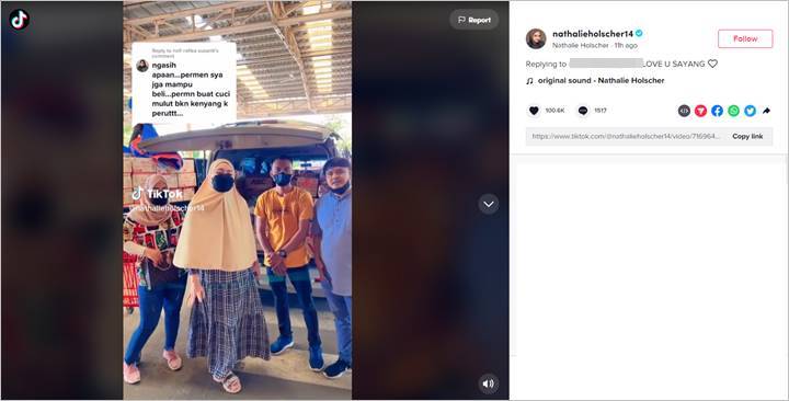  Nathalie Holscher Dikira Cuma Donasi Permen untuk Korban Gempa Cianjur, Faktanya Bikin Haters Kicep