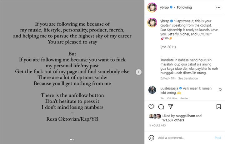 Proses Cerai dari Wendy Walters, Reza Arap Peringatkan Menohok Orang yang Urusi Hidupnya