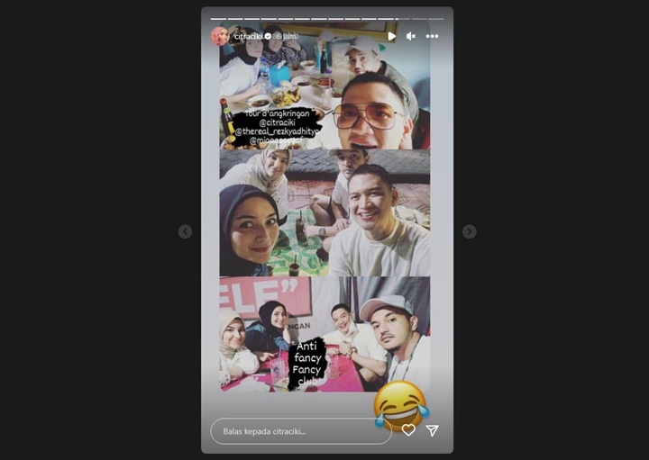 Merakyat, Citra Kirana dan Rezky Aditya Tak Gengsi Makan di Emperan Pinggir Jalan