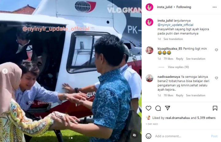 Sikap Perhatian Ayah Lesti Kejora Pada Sang Putri Dan Rizky Billar Tuai Sorotan