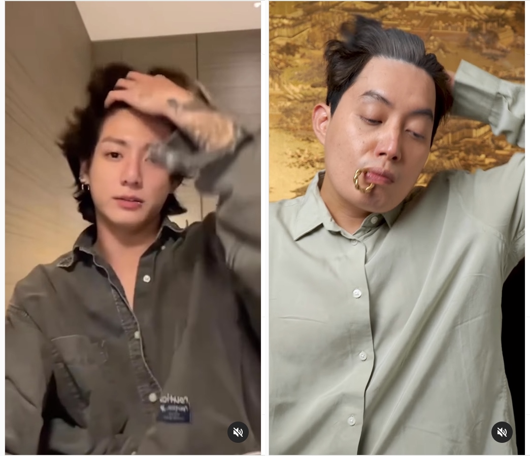 Tirukan Aksi Jungkook BTS Acak-acak Rambut, Lip Ring Edric Tjandra Justru Bikin Ngakak