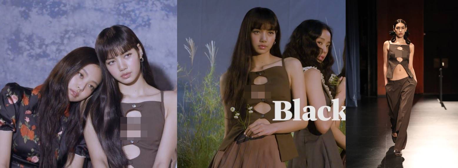 Salah satu outfit yang dikenakan Lisa BLACKPINK di pemotretan bersama majalah TIME