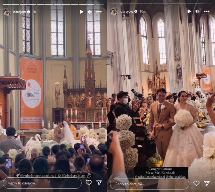 Chelsea Islan Bak Putri Kerajaan Di Upacara Nikah, Momen Ciuman Bikin Ngakak