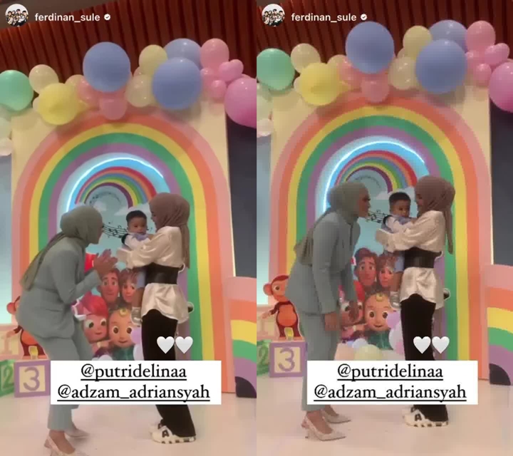 Baby Adzam Kalem di Gendongan Putdel