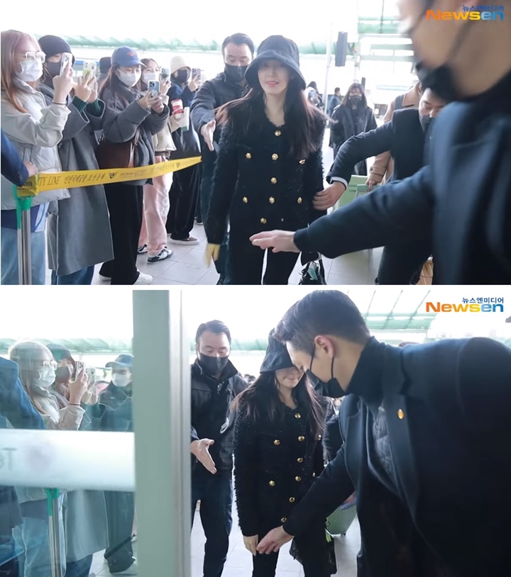 Park Min Young Bikin Pengawal Panik Karena Hampir Nabrak Pintu Bandara