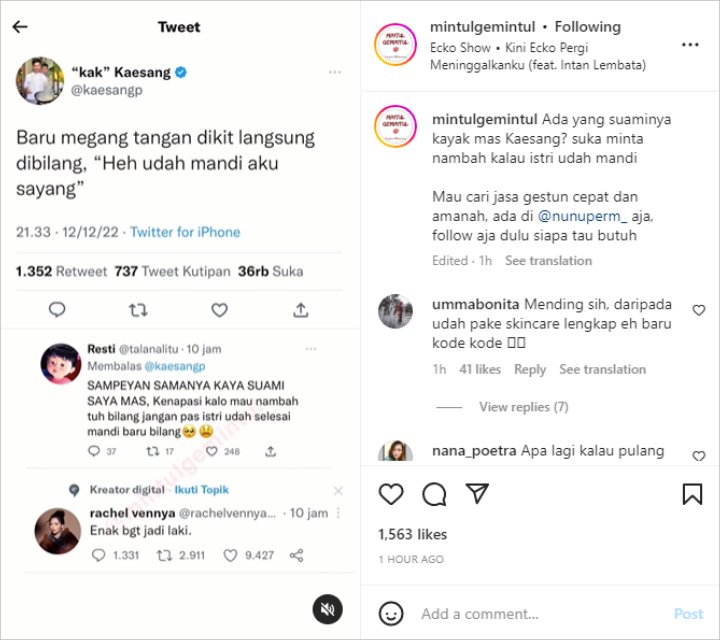 Kaesang Pangarep Kembali Curhat Soal Keramas, Komentar Rachel Vennya Bikin Salfok
