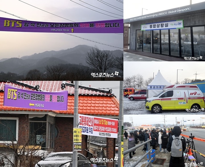 Jin BTS Disambut Hangat, Intip Situasi Sekitar Lokasi Pendaftaran Wamil