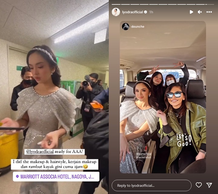 AAA 2022: Lyodra Tampil Cantik di Red Carpet Sapa Wartawan Bikin Susah Kedip