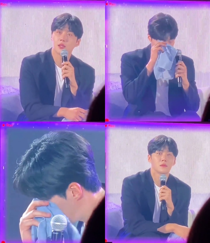 Kim Seon Ho Nangis Sesenggukan di Depan Fans