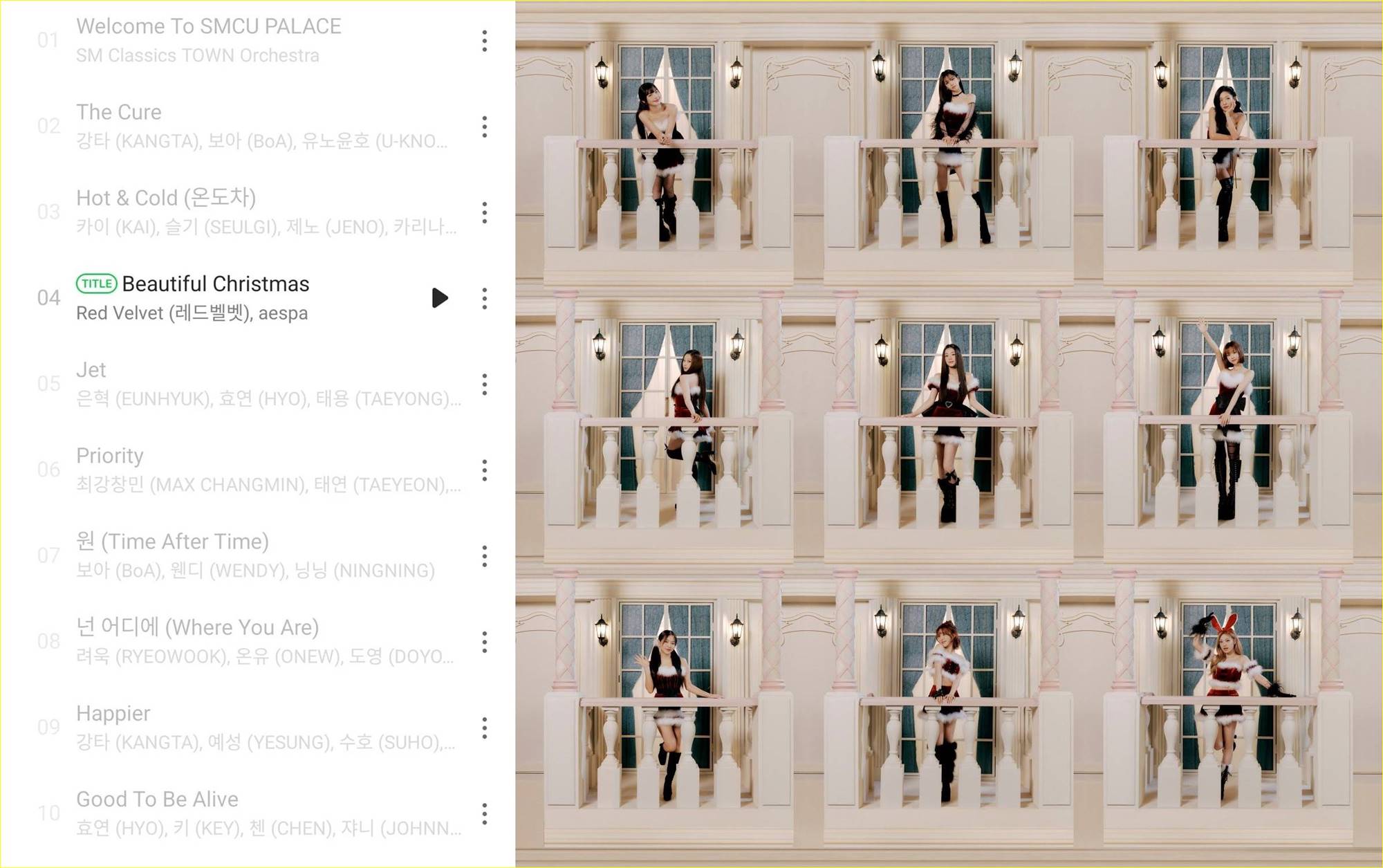 tracklist dari album spesial winter SM 2022