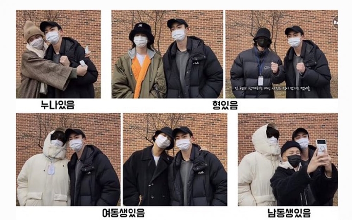 Beda Pose Masing-Masing Member BTS Bareng Jin Jelang Wamil Kelewat Relate